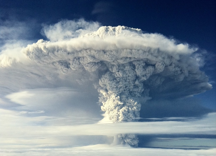 Wybuch wulkanu w Chile, czerwiec 2011 rok, foto AFP